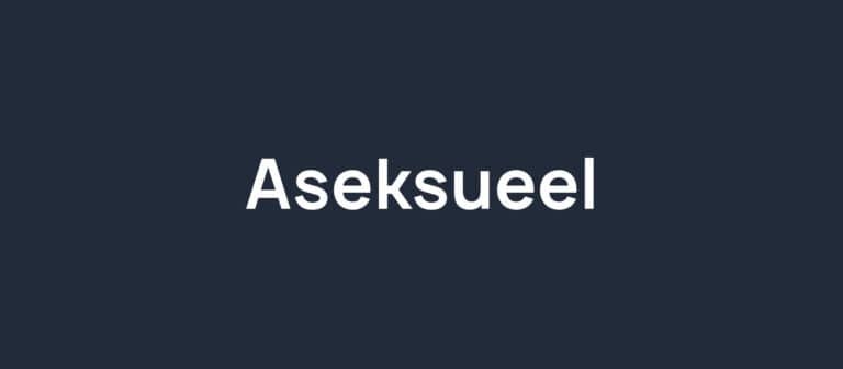 Wat is aseksueel?