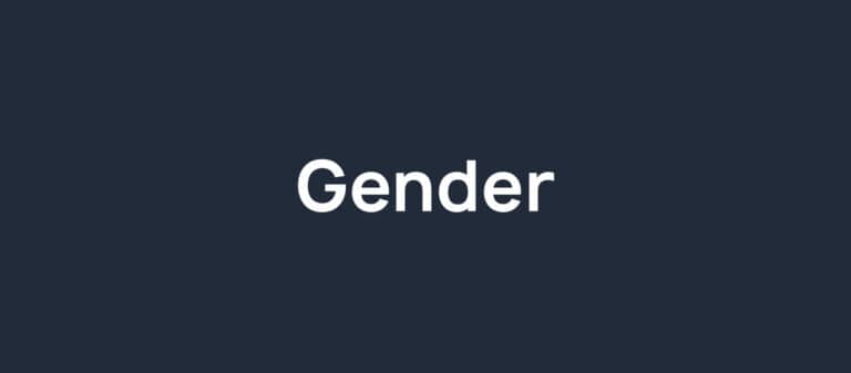 Wat is gender?