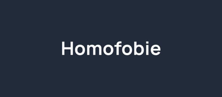 Wat is homofobie?